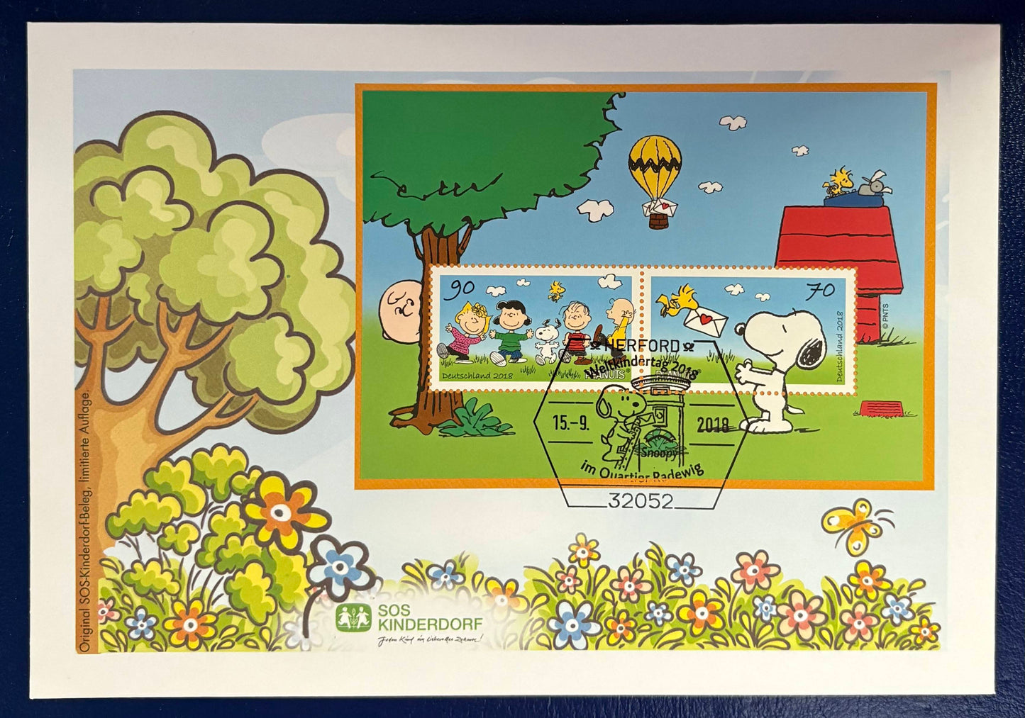 Deutschland - SOS-Kinderdorf Sonderbeleg Snoopy
