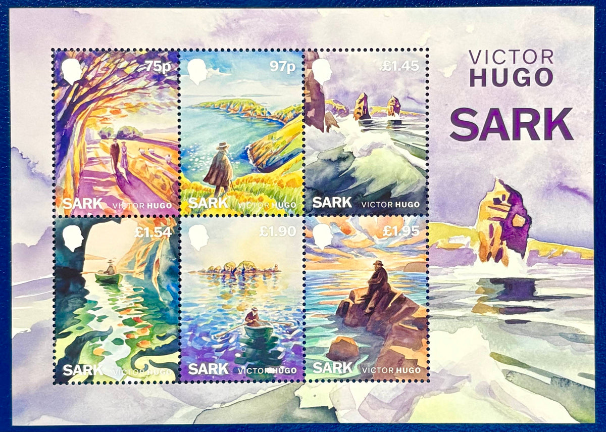 Victor Hugo auf Gemäldebriefmarken