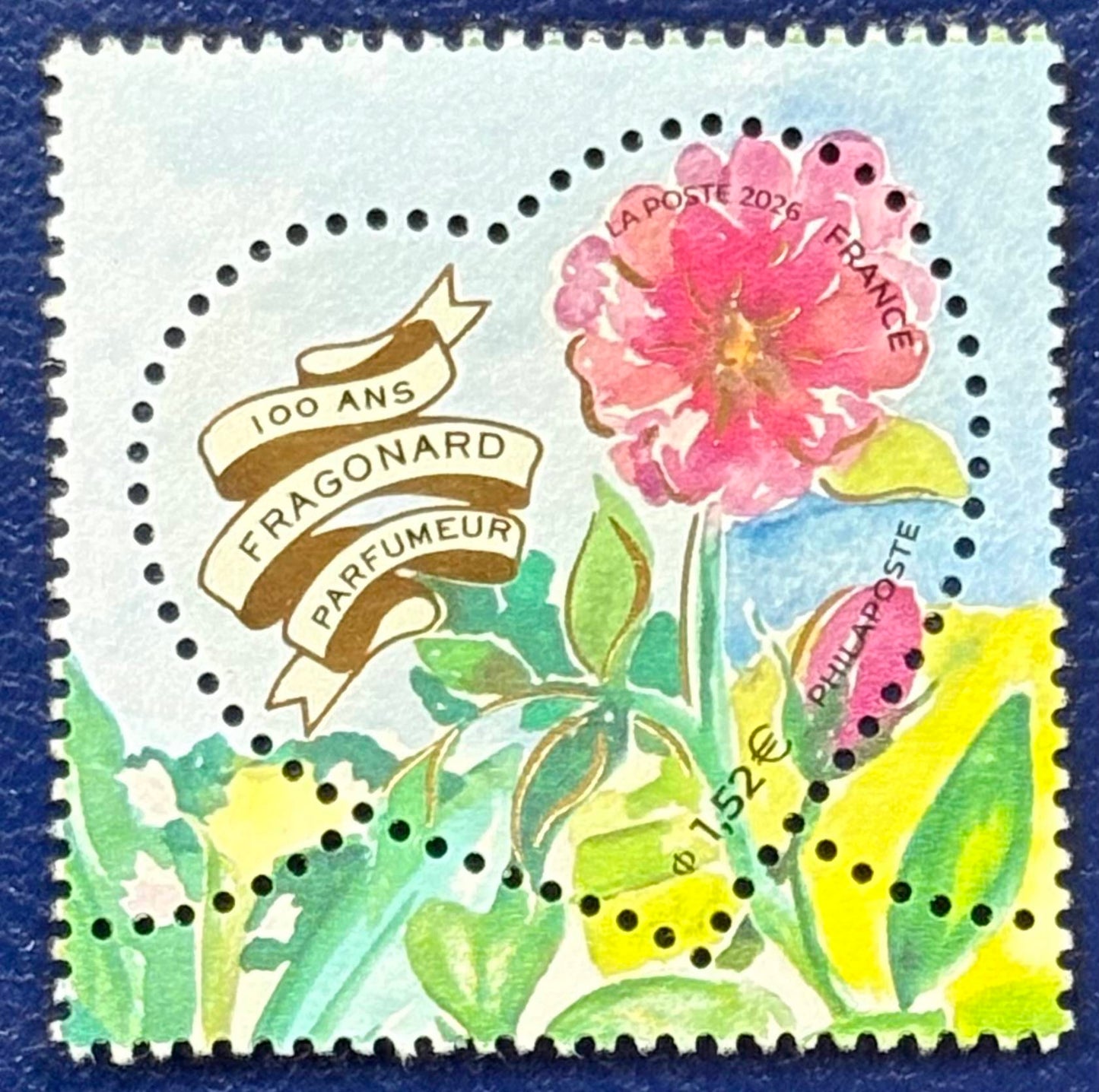 Die duftende Parfum Briefmarke
