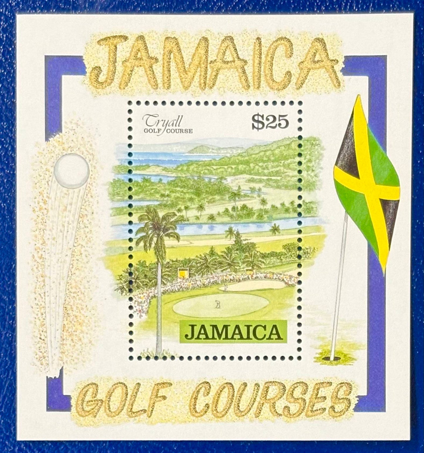 Jamaika - Block 38 postfrisch "Golfplätze"