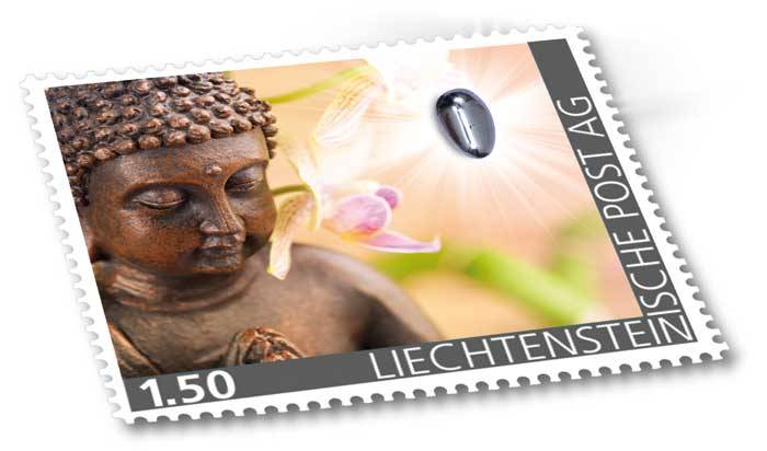 Edelsteine der Philatelie: HÄMATIN-Briefmarke postfrisch, Liechtenstein