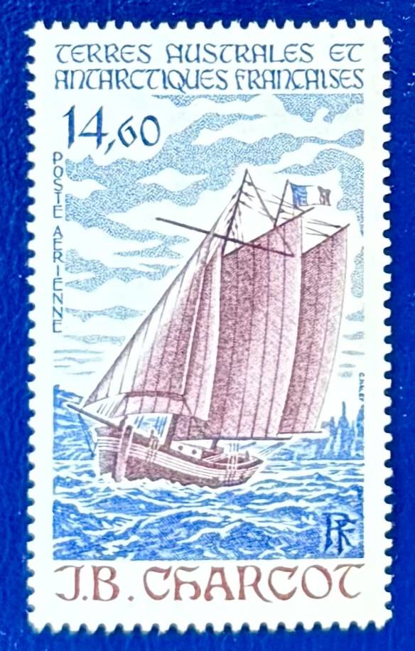 Französische Gebiete in der Antarktis - Einzelwert Segelschiffe "J.B.Charcot"