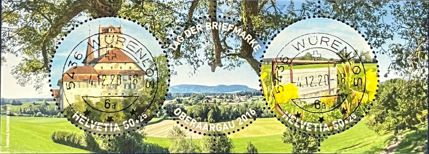 Schweizer Blockausgabe Katalog-Nr. 63 – „Oberaargau“ – gestempelt