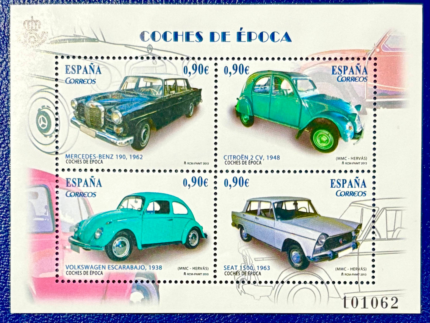 Spanien Block, Mercedes, Käfer und die Ente