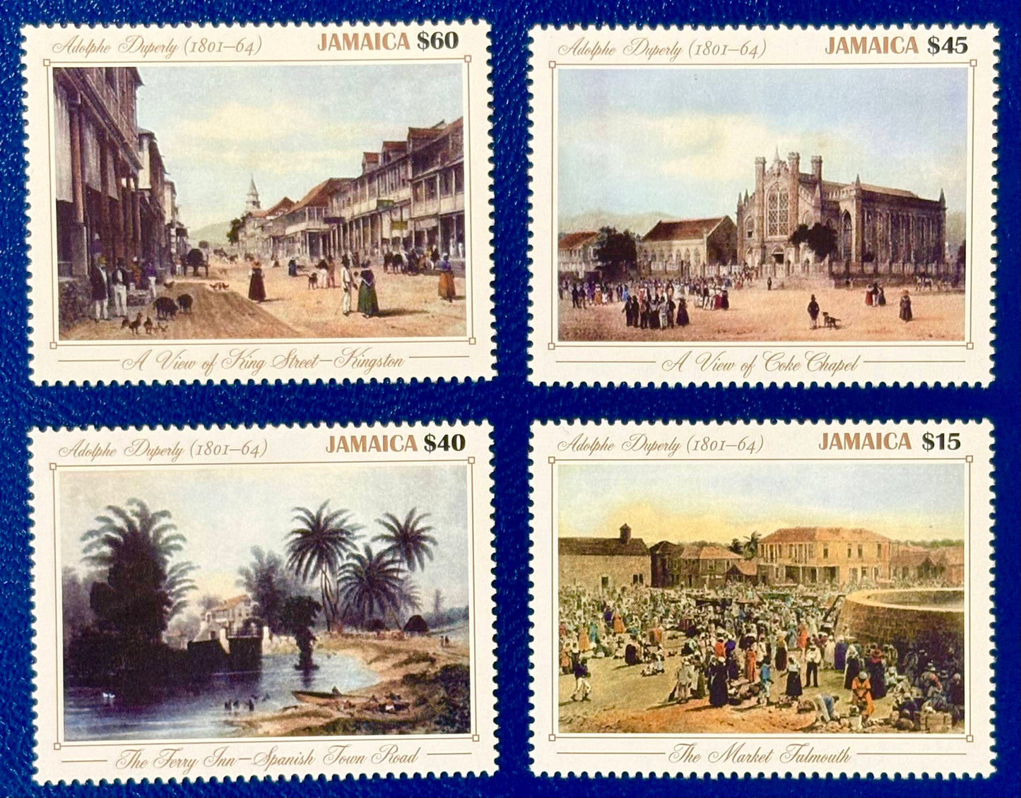 Jamaika - 4 Werte postfrisch "200. Geburtstag Adolphe Duperly"
