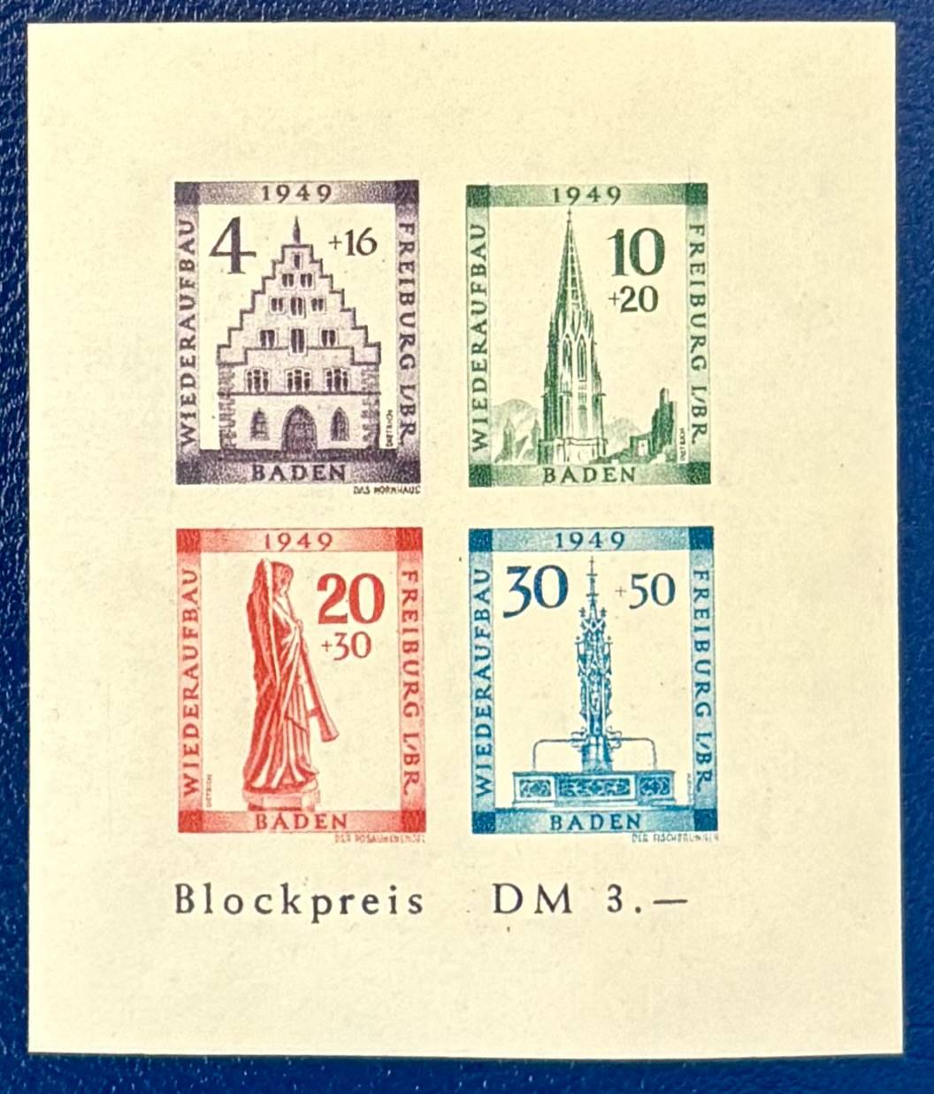 Der ungezähnte Freiburg - Block