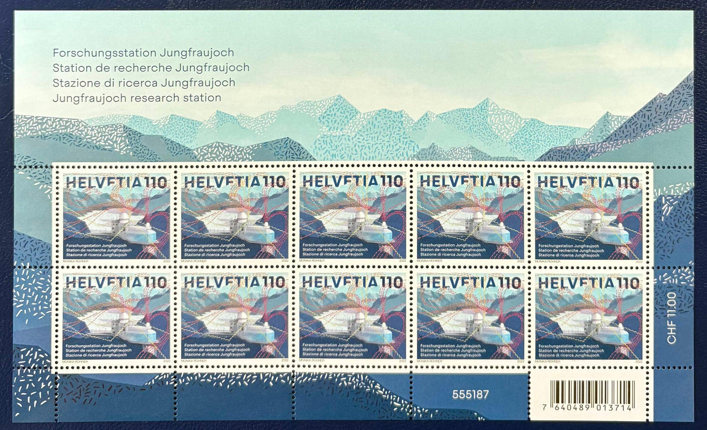 Schweiz - Kleinbogen Forschungsstation Jungfraujoch