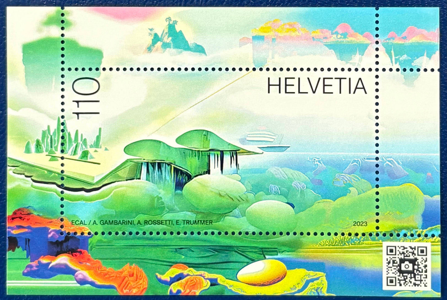 Schweiz Briefmarken-Sonderblock 100 (2023)