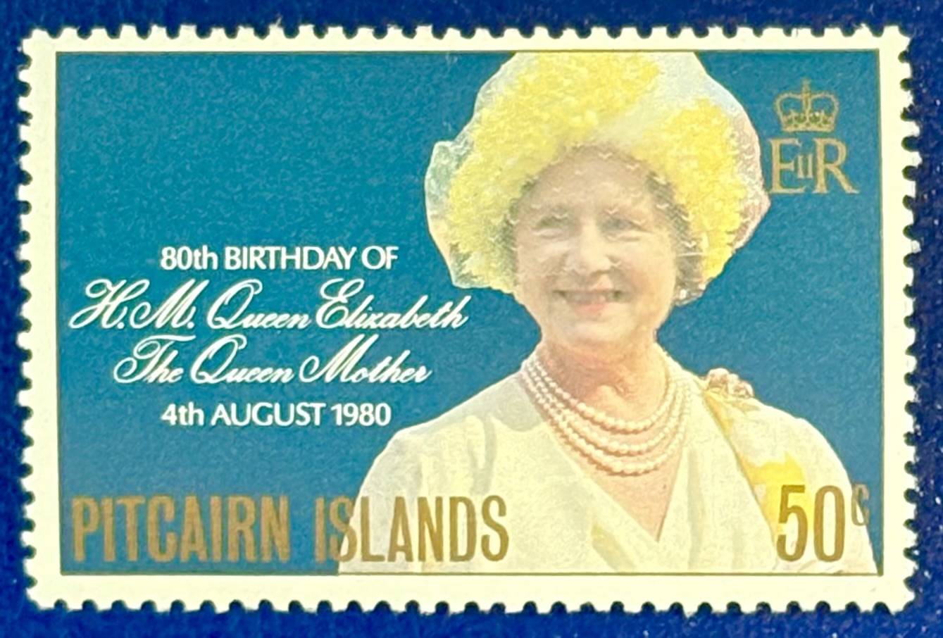 Pitcairn - 1 Wert postfrisch "50. Geburtstag von Königinmutter Elisabeth"