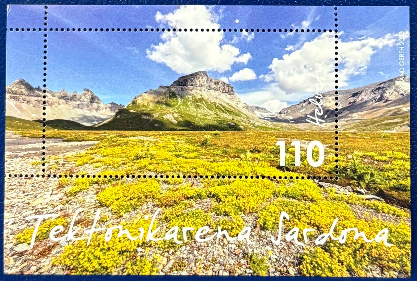 Schweiz Block 102 – Typische Schweizer Landschaft: Tektonikarena Sardona (2023)