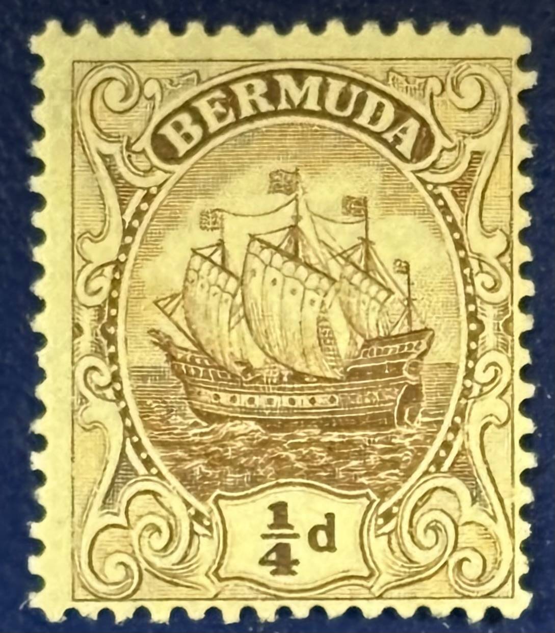 Bermuda eine Marke von 1912