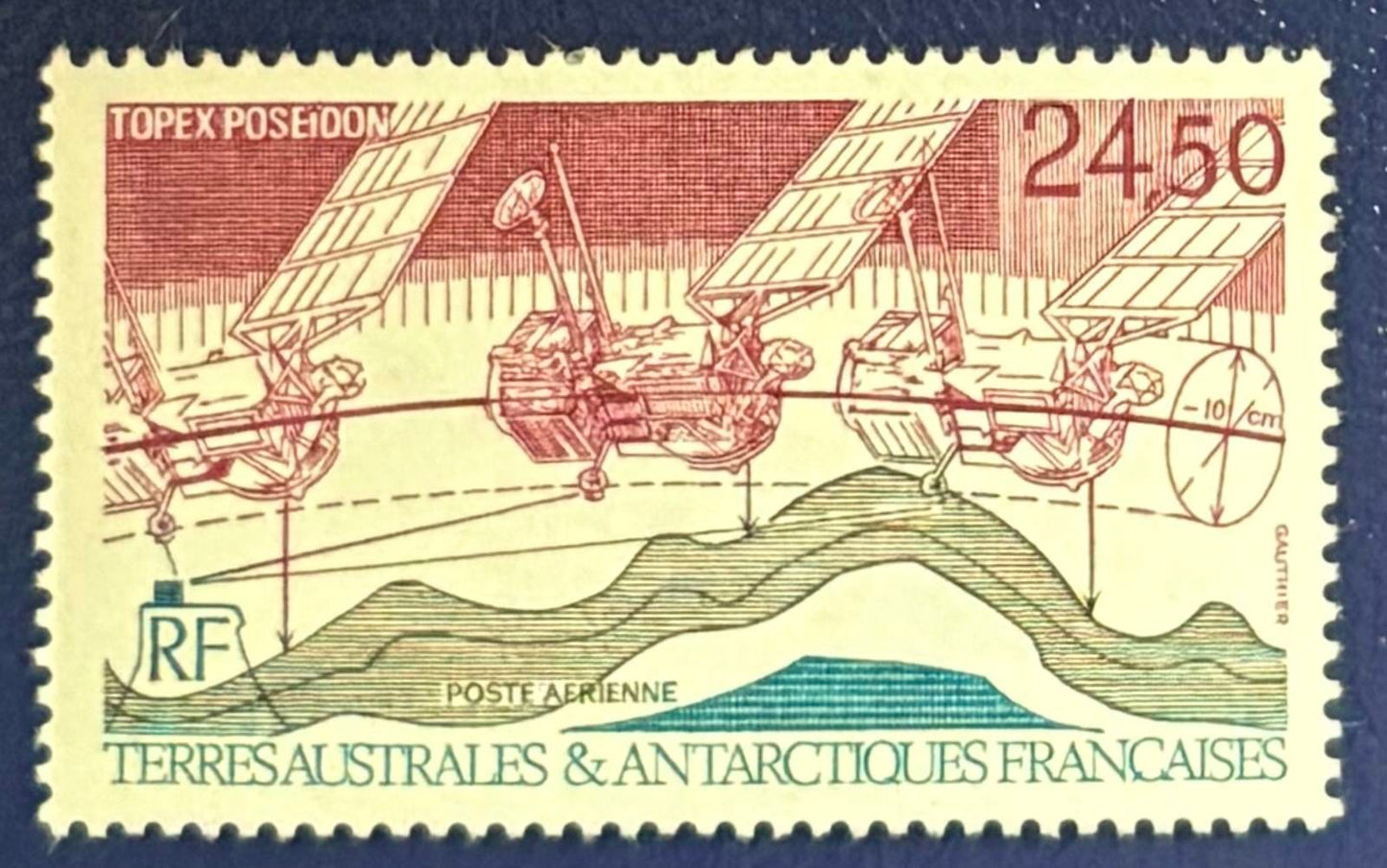 Französische Gebiete in der Antarktis - Einzelwert "Satellit Topex Poseidon""