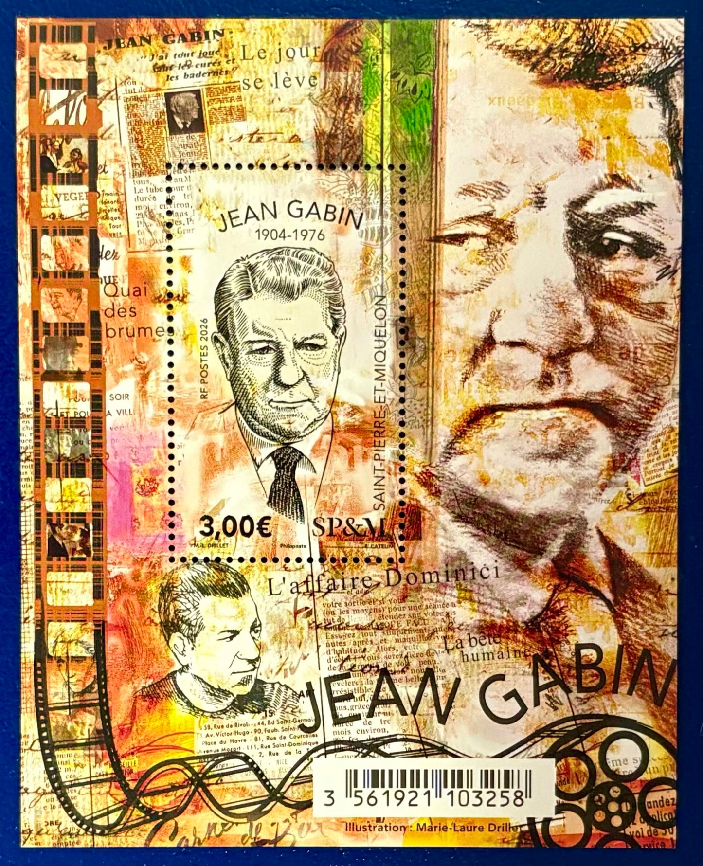 Jean Gabin Blockausgabe