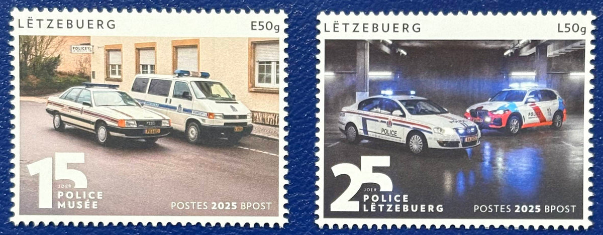 Die Polizeiautos von Luxemburg