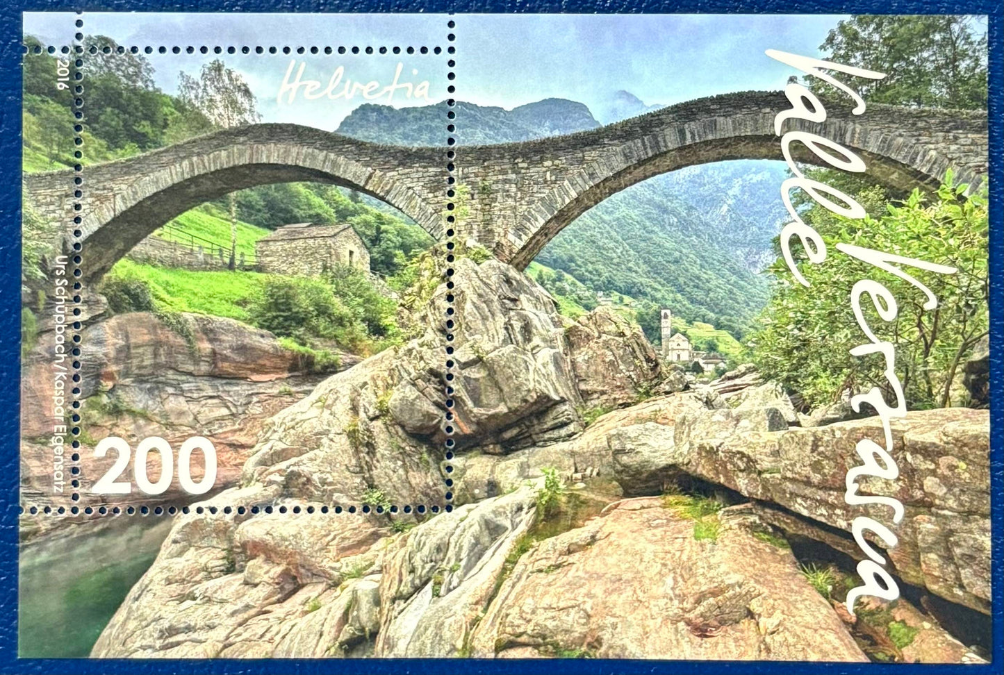 Schweiz Blockausgabe 61 – Valle Verzasca