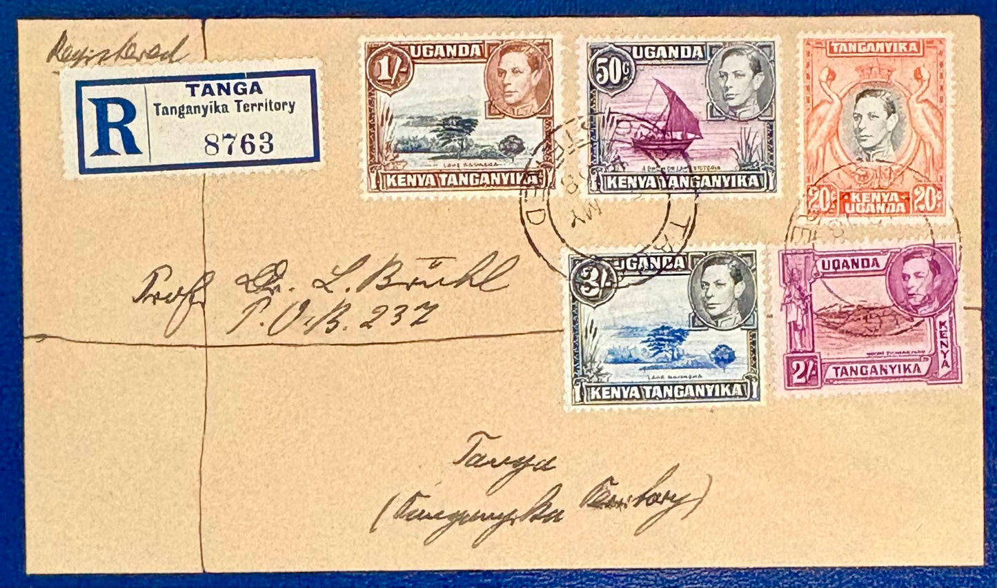 Klassischer Einschreibebrief von 1938