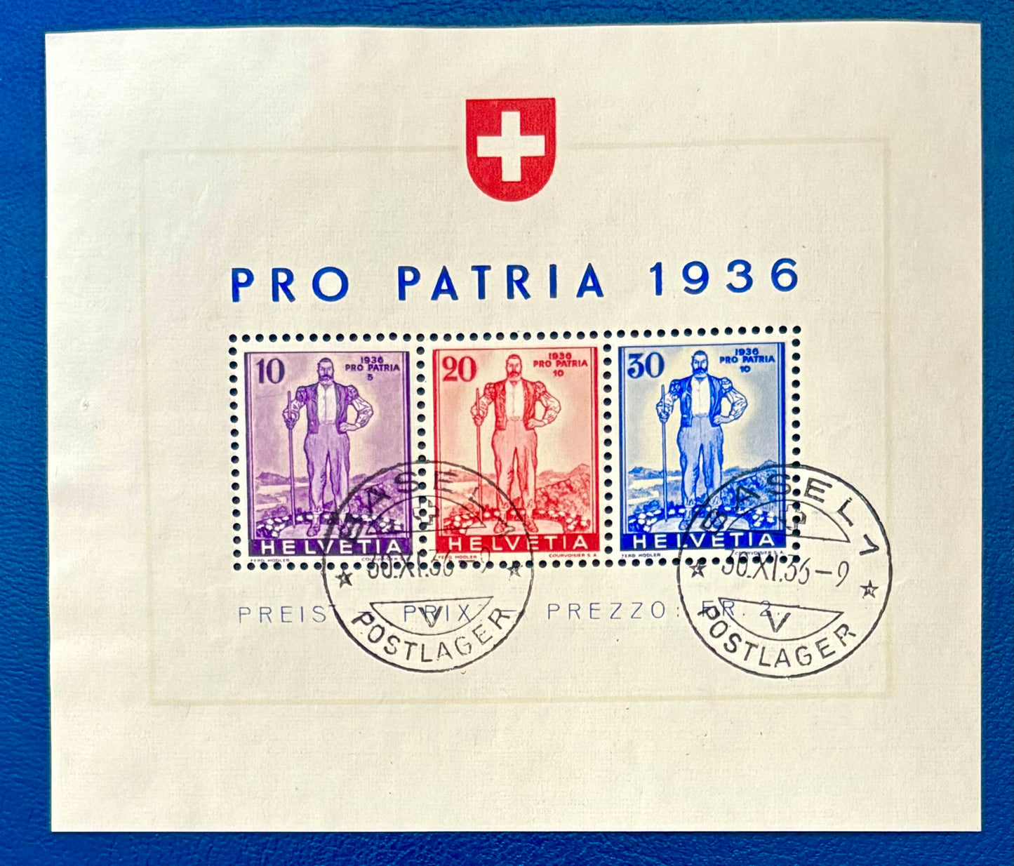 Schweiz Block 2 gestempelt