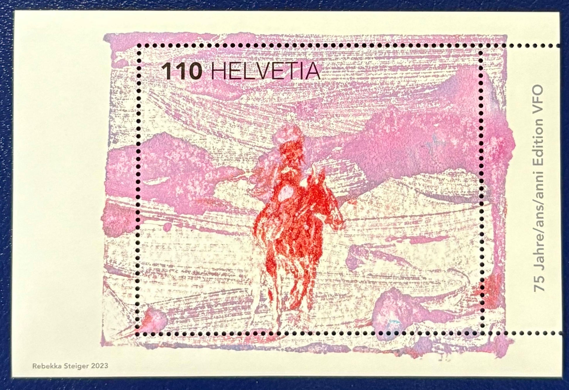 Schweiz – Block 101 „75 Jahre Edition VFO“
