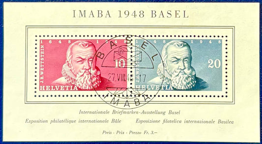 Briefmarkenausstellung IMBA 1948 in Basel