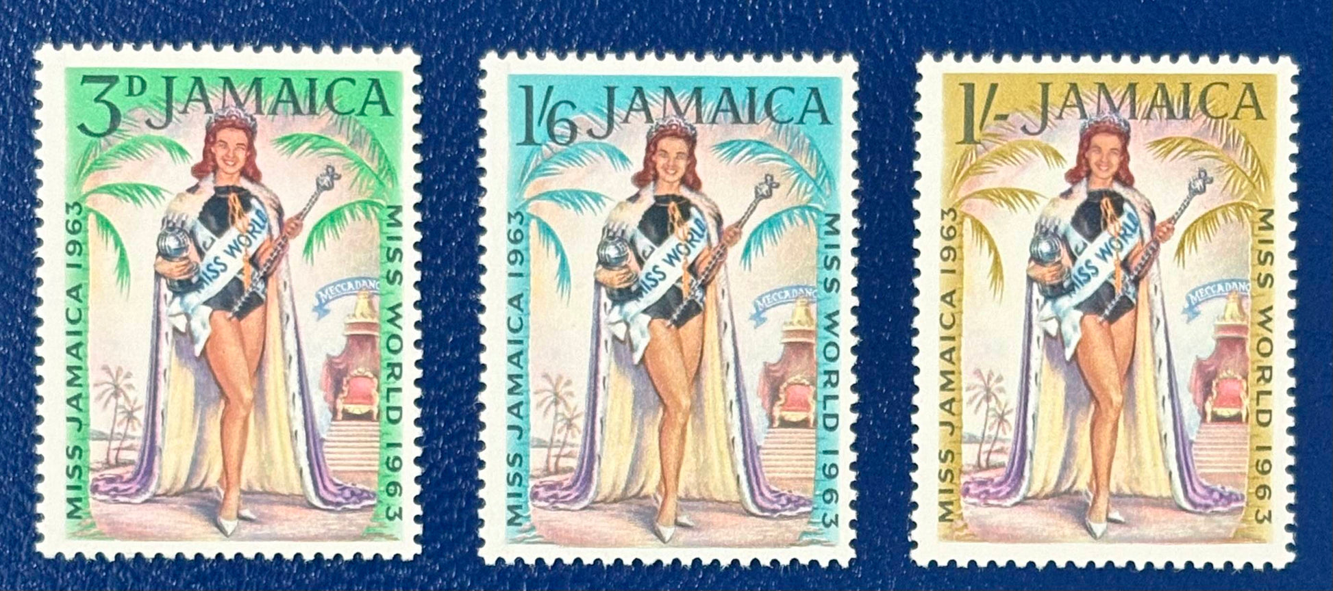 Jamaika - 3 Werte postfrisch "Wahl Miss World"