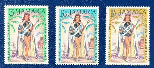 Jamaika - 3 Werte postfrisch "Wahl Miss World"