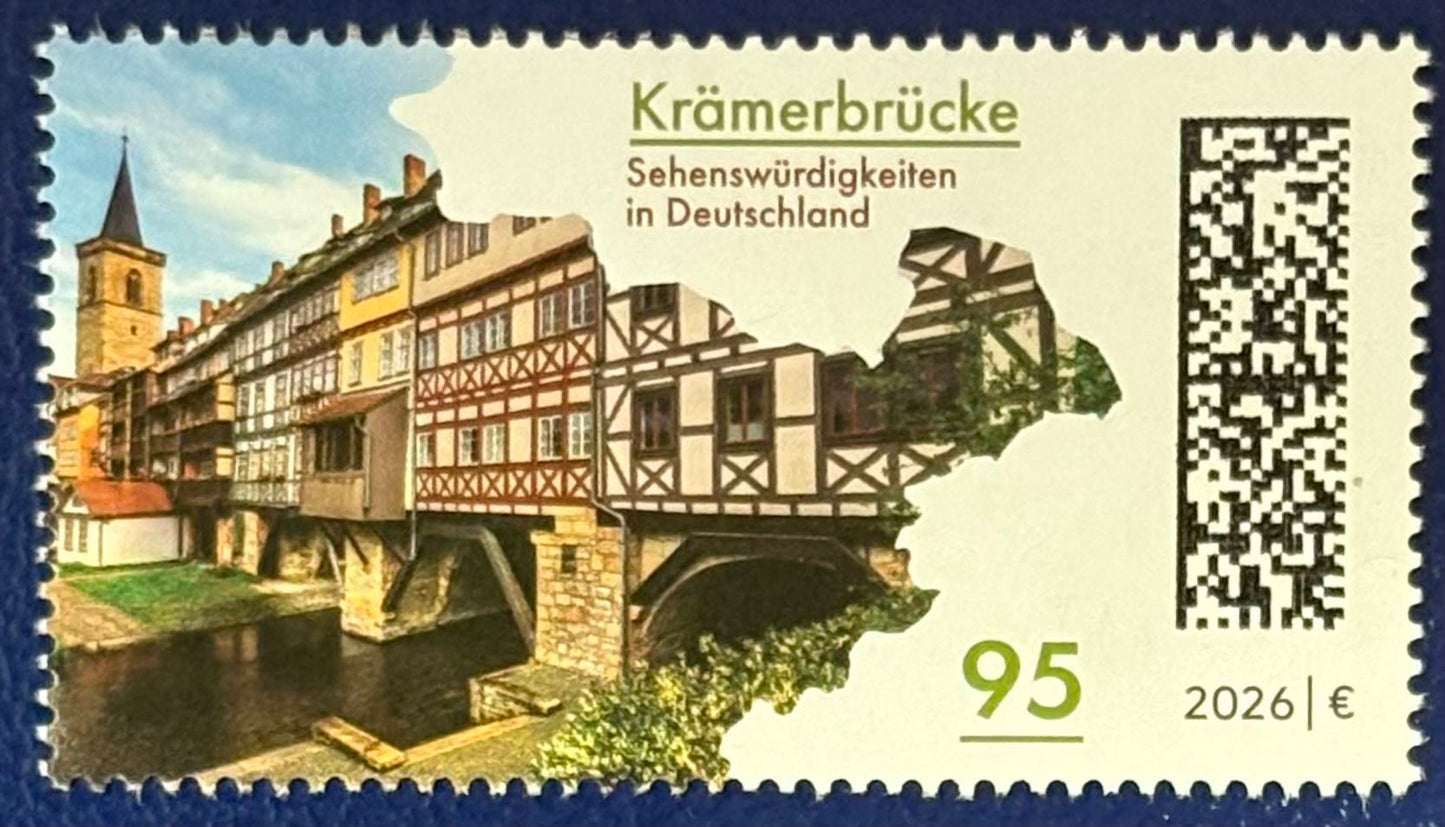 Die Krämerbrücke in Erfurt