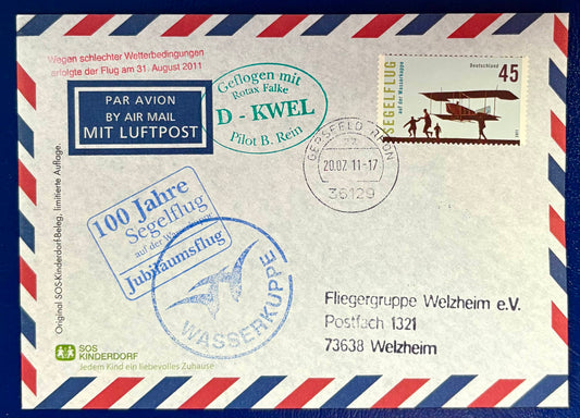 Flugpost -  100 Jahre Segelflug auf der Wasserkuppe