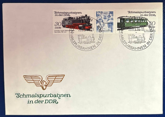 DDR - Ersttagsbrief Schmalspurbahnen 1984
