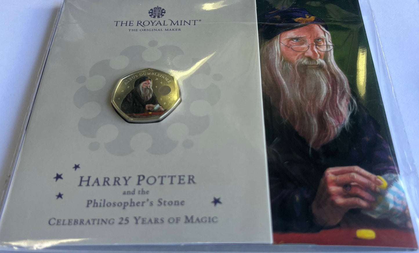 Großbritannien - 2022 Harry Potter Albus Dumbledore Colour Fifty 50 Pence