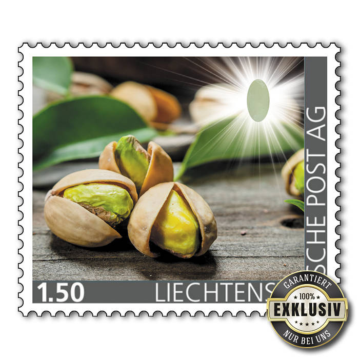Edelsteine der Philatelie: PREHNIT-Briefmarke postfrisch, Liechtenstein