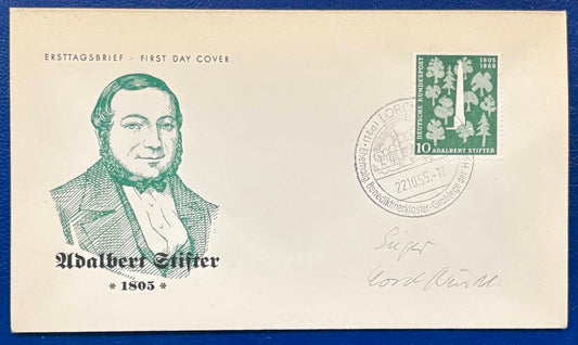 150 Geburtstag v. Adalbert Stifter, Ersttagsbrief
