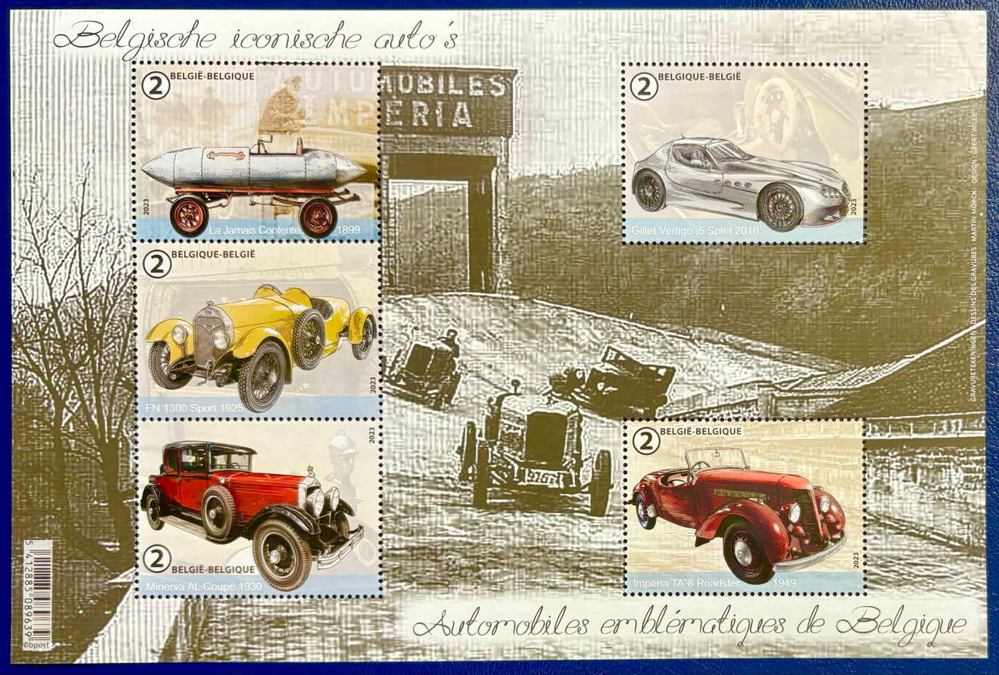 Belgien 2023 – „Iconic Belgian Cars“