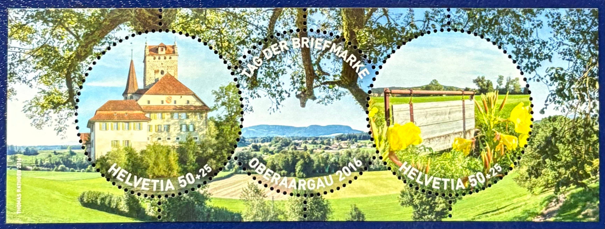 Schweiz – Blockausgabe „Tag der Briefmarke, Oberaargau“  Block 63