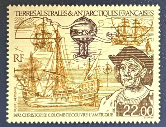 Französische Gebiete in der Antarktis - Einzelwert "500. Jahrestag der Entdeckung von Amerika""