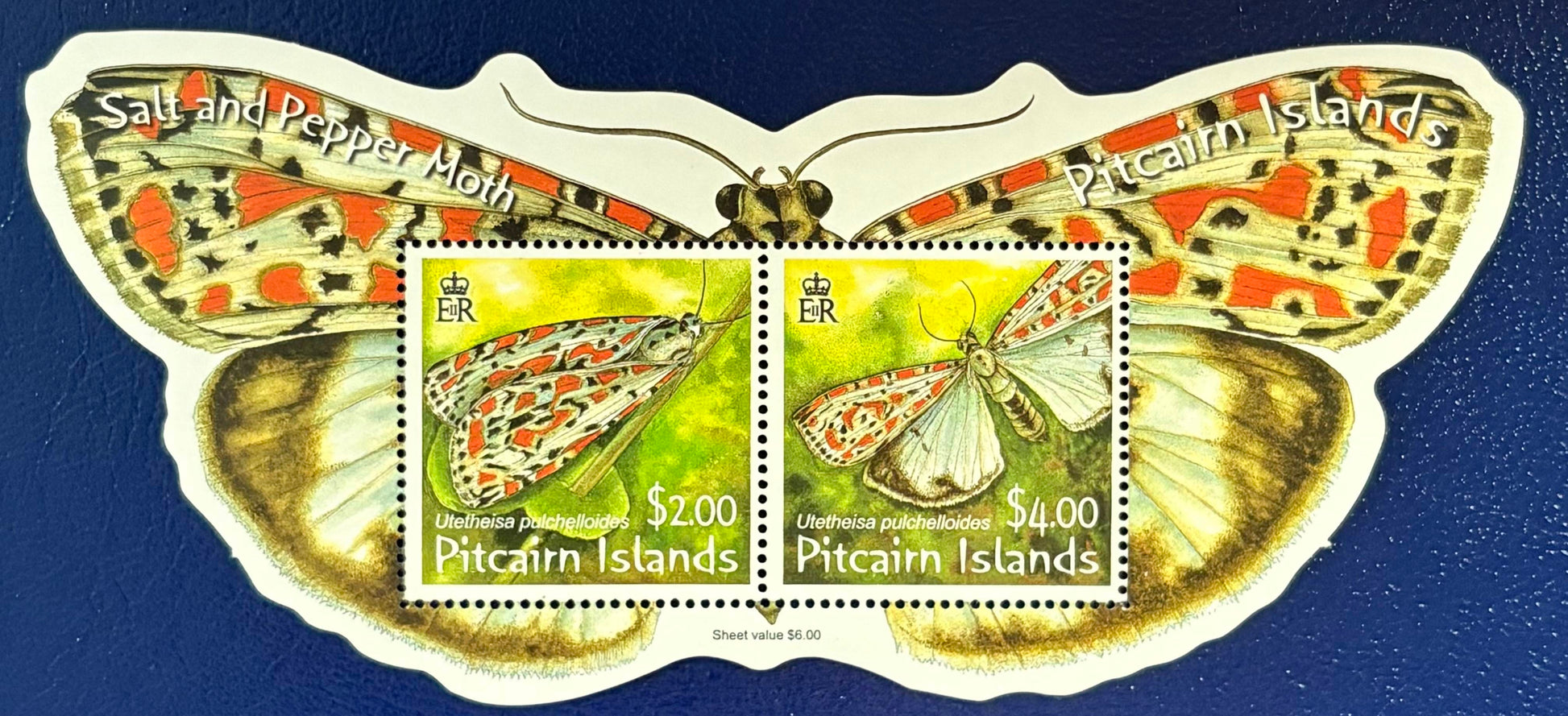 Pitcairn - Block 47 postfrisch - Schmetterling - Blockform!