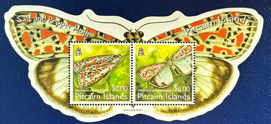Pitcairn - Block 47 postfrisch - Schmetterling - Blockform!