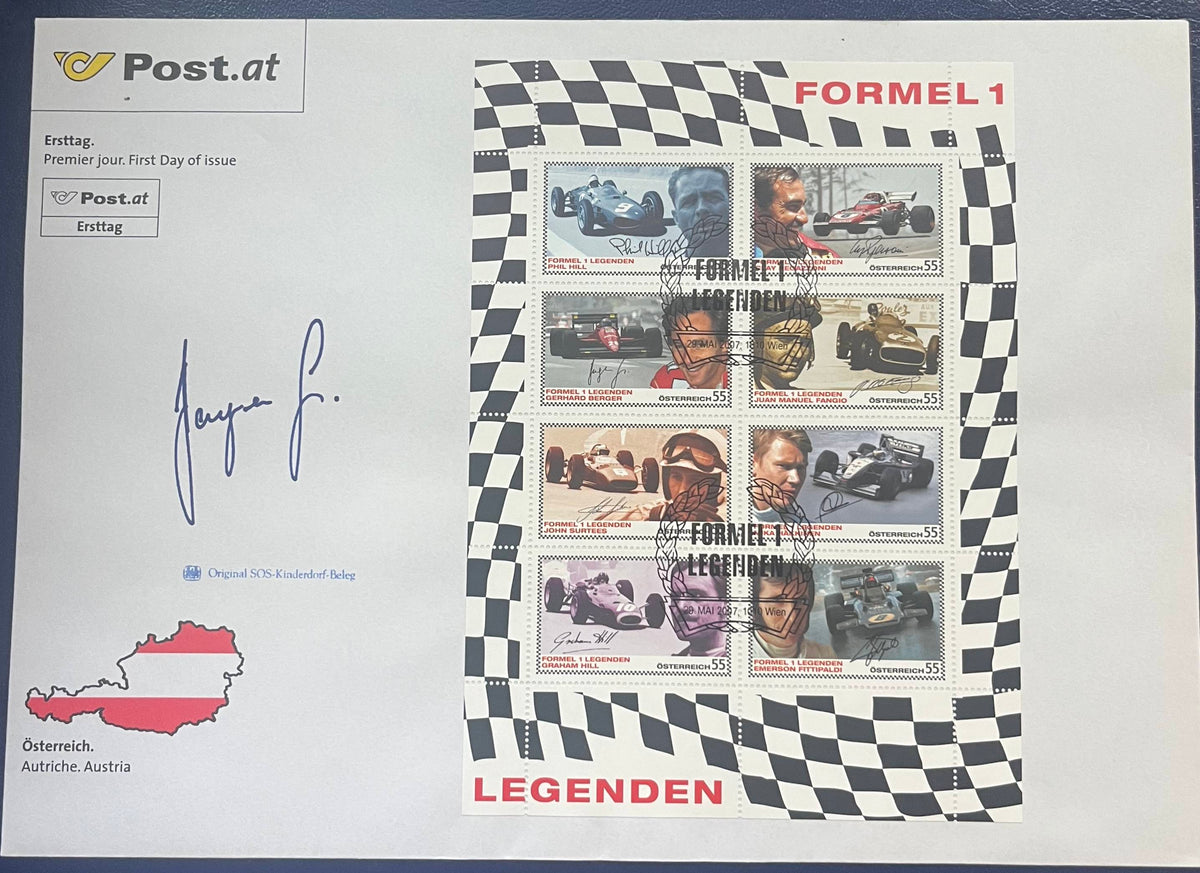 Österreich - Sonderbeleg mit tollem Kleinbogen Formel 1