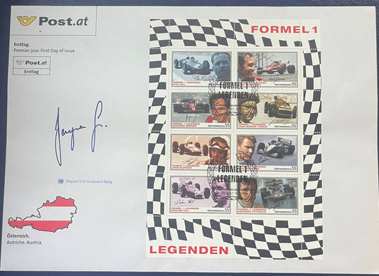 Österreich - Sonderbeleg mit tollem Kleinbogen Formel 1