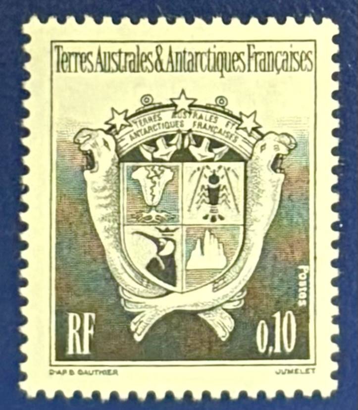 Französische Gebiete in der Antarktis - Einzelwert "Wappen"