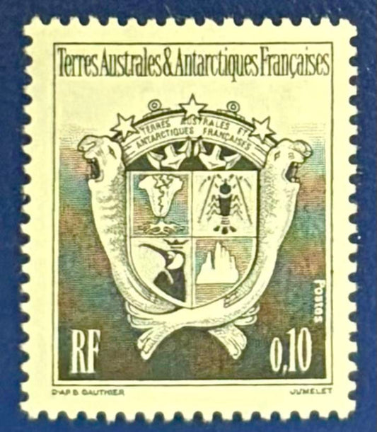 Französische Gebiete in der Antarktis - Einzelwert "Wappen"