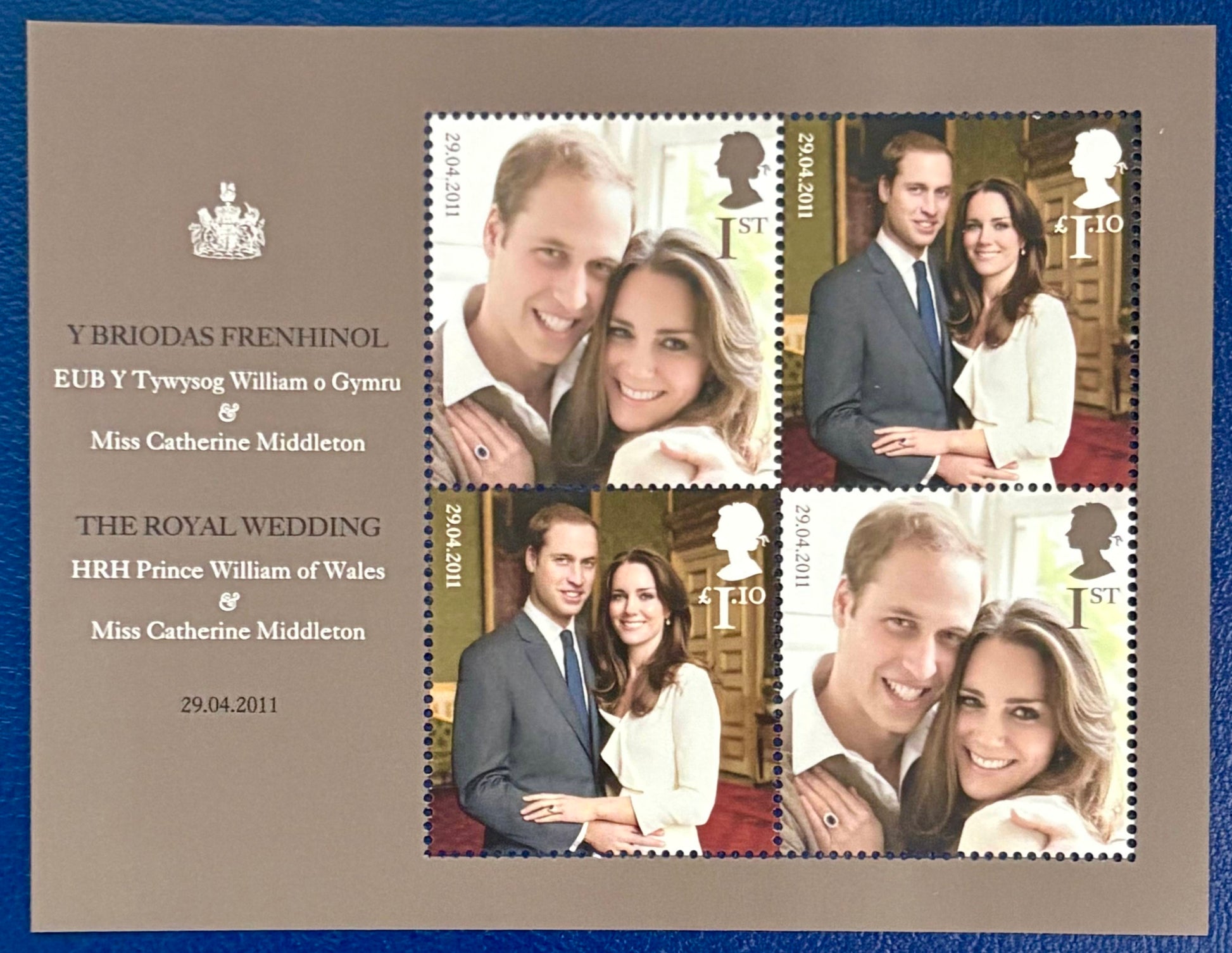 Großbritannien - Block 66 "Hochzeit von Prinz William und Cathrine Middleton" postfrisch