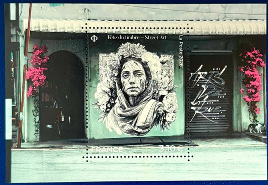 Street Art -- Block Tag der Briefmarke