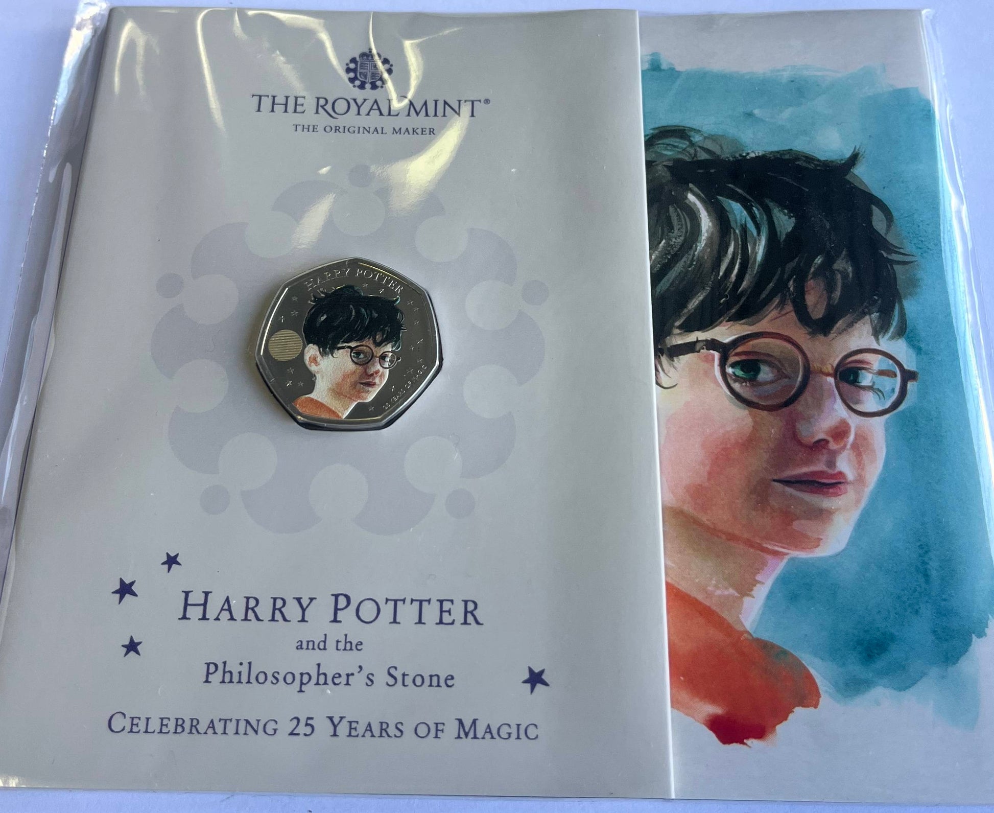 Großbritannien - Harry Potter auf einer offiziellen 50-Pence-Münze!