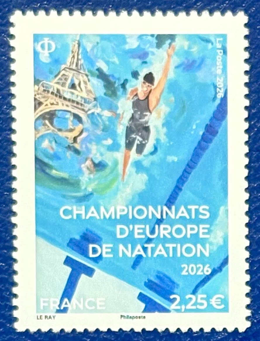 Die  Europameisterschaften im Schwimmen und der Eiffelturm 