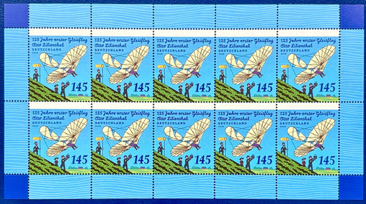 Kleinbogen 125 Jahre 1. Gleitflug von Otto Lilienthal