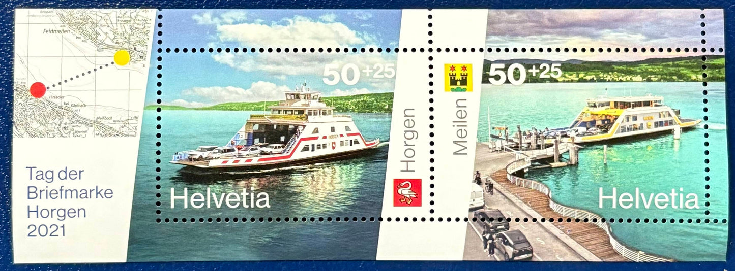 Schweiz – Block 80 „Autofähre Horgen–Meilen“