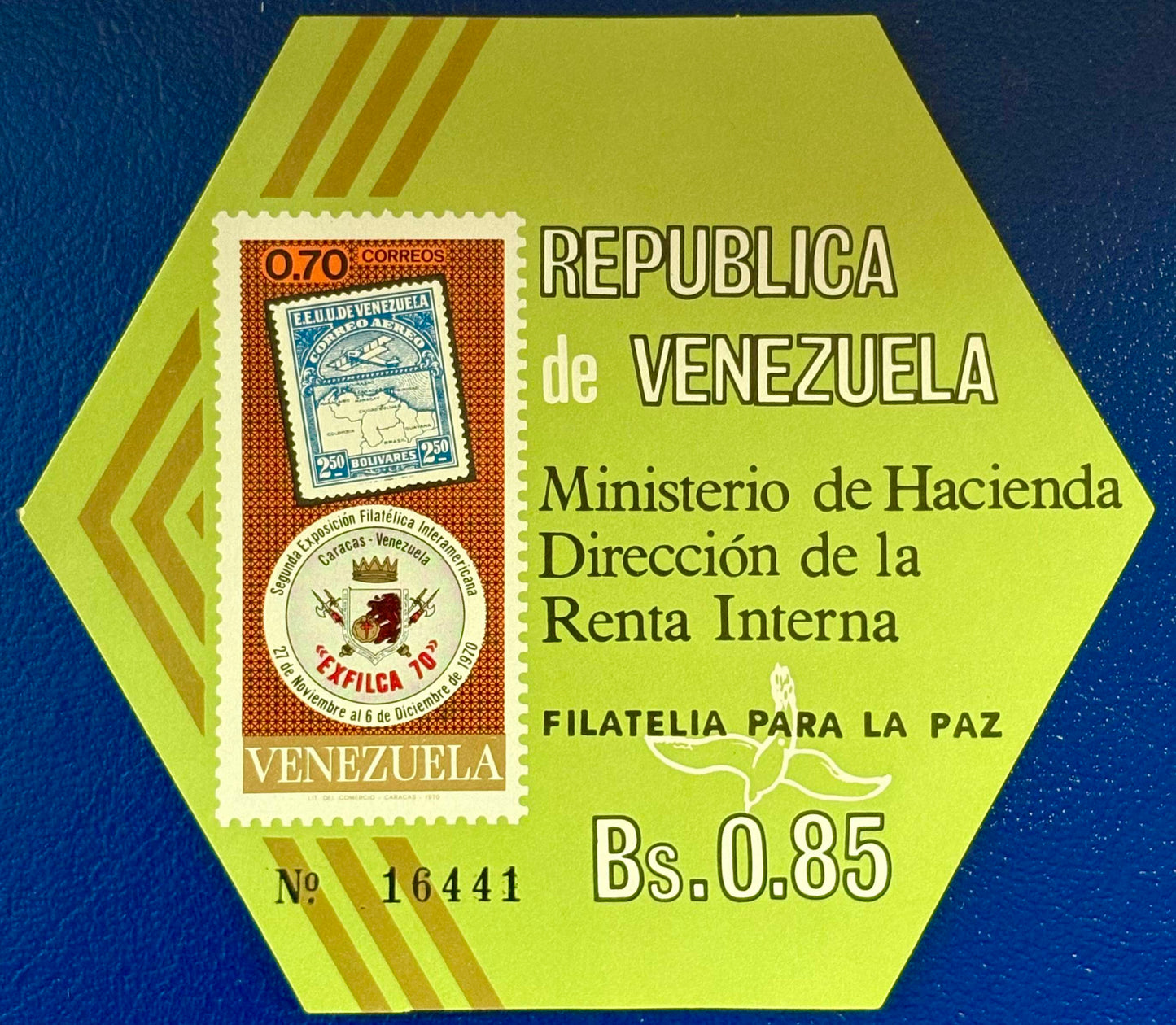 Venezuela - Block 21 postfrisch - Gigantische Blockform