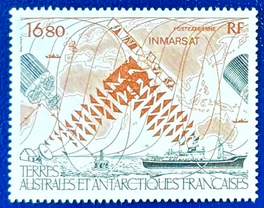 Französische Gebiete in der Antarktis - Einzelwert Inbetriebnahme des Fernmeldesatelliten