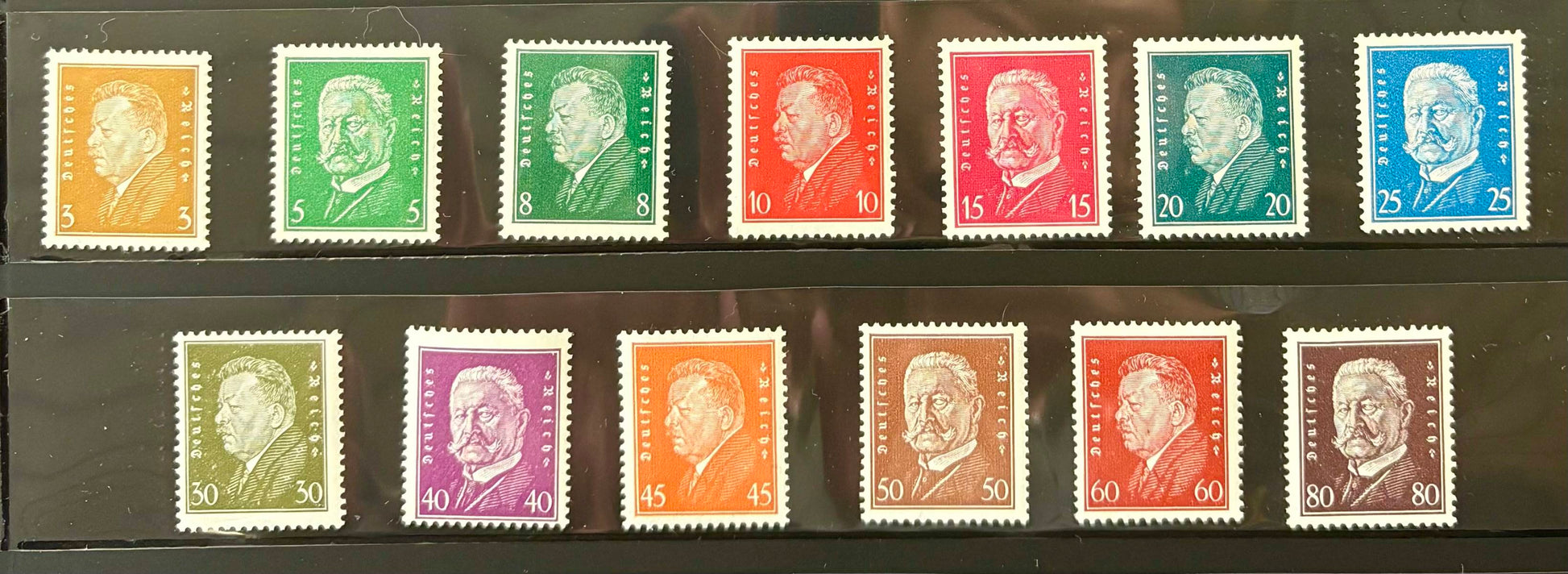 Die Reichspräsidenten Nr. 410-22 postfrisch