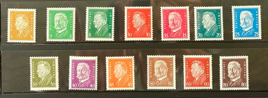 Die Reichspräsidenten Nr. 410-22 postfrisch
